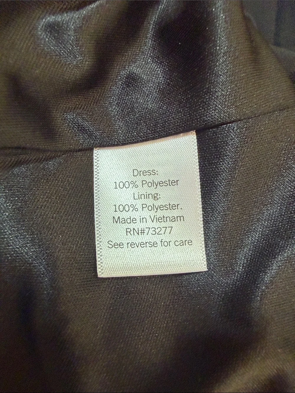 Nine West Black Pleated Tunic Dress